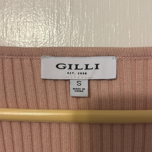 Gilli Ribbed Square Neck Top - Picture 2 of 2